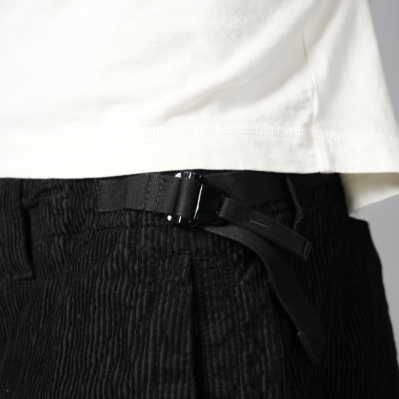 3100025 / WRINKLED CORDUROY 500-TC / コーデュロイパンツ [ルーズフィット](ブラック)