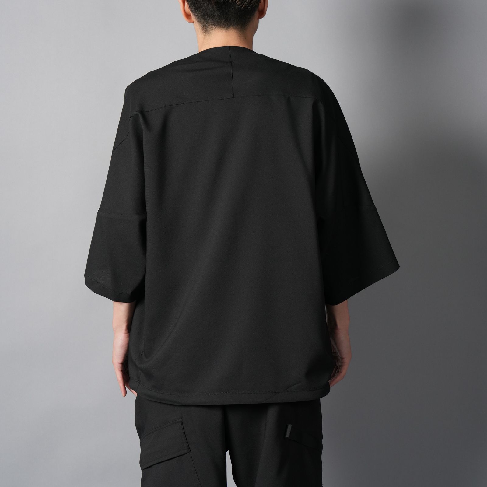 【GHOST】WOVEN WATER-REPELLENT NINJA T-SHIRTS / ニンジャTシャツ(ブラック)
