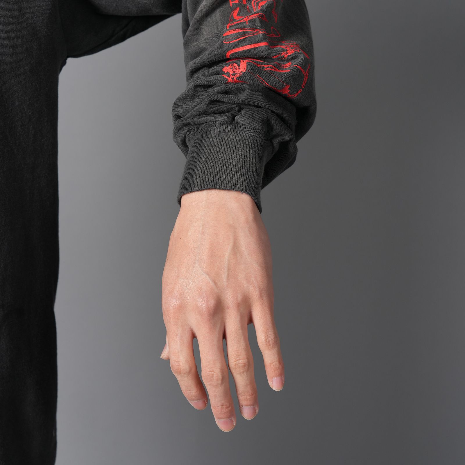 SM-MK8-0000-026 / LS T-SHIRT / HEAD / BLACK ロンT・カットソー (ブラック)