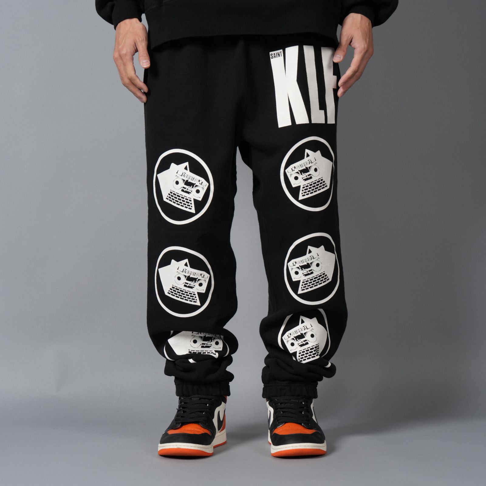 【残りわずか】SM-HR1-0000-C07 / KLF_SWEAT PANTS / KLF / BLACK / スウェットパンツ (ブラック)