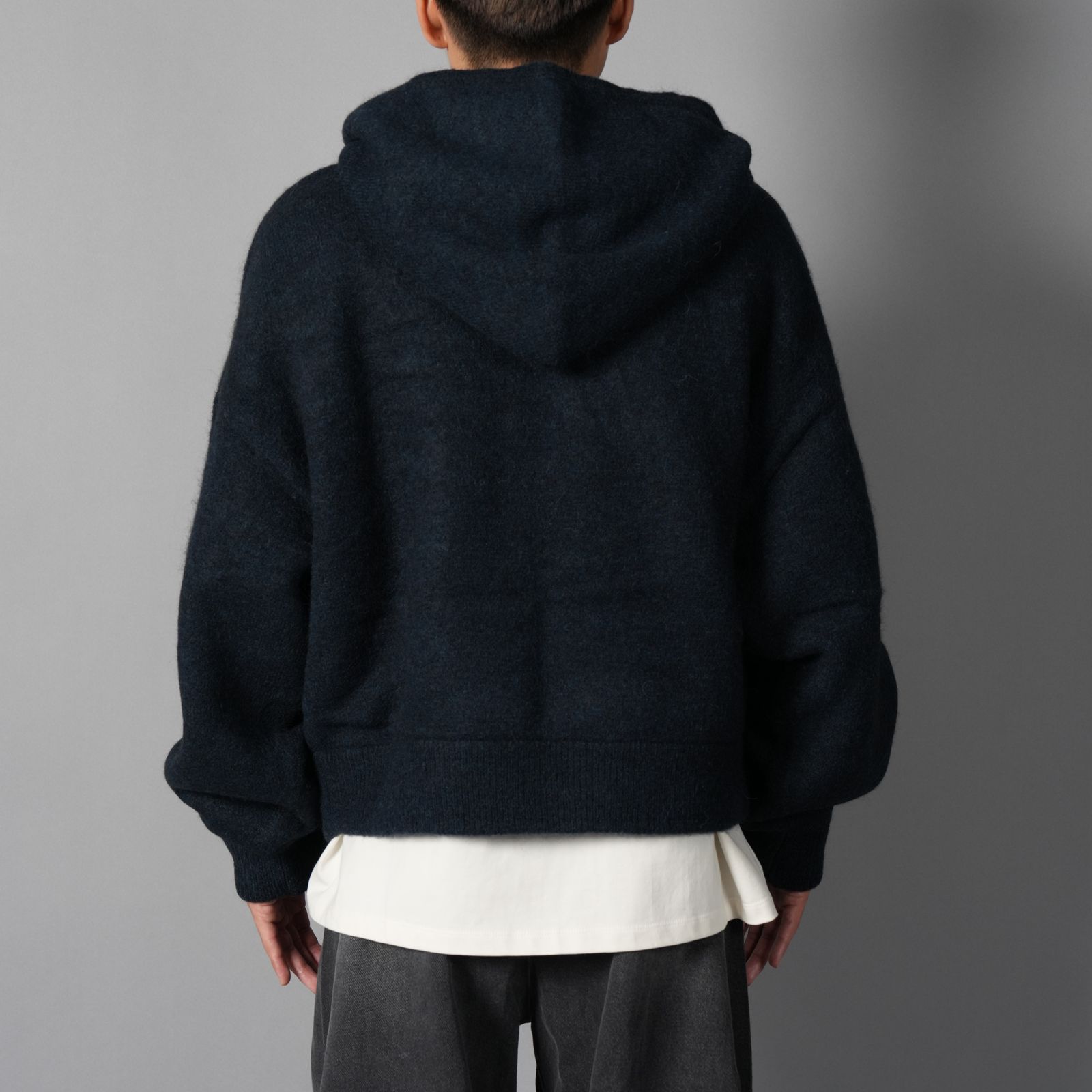 ALPACA KNIT V2 JACKET  / アルパカ ニットジャケット (アルパカインディゴ)