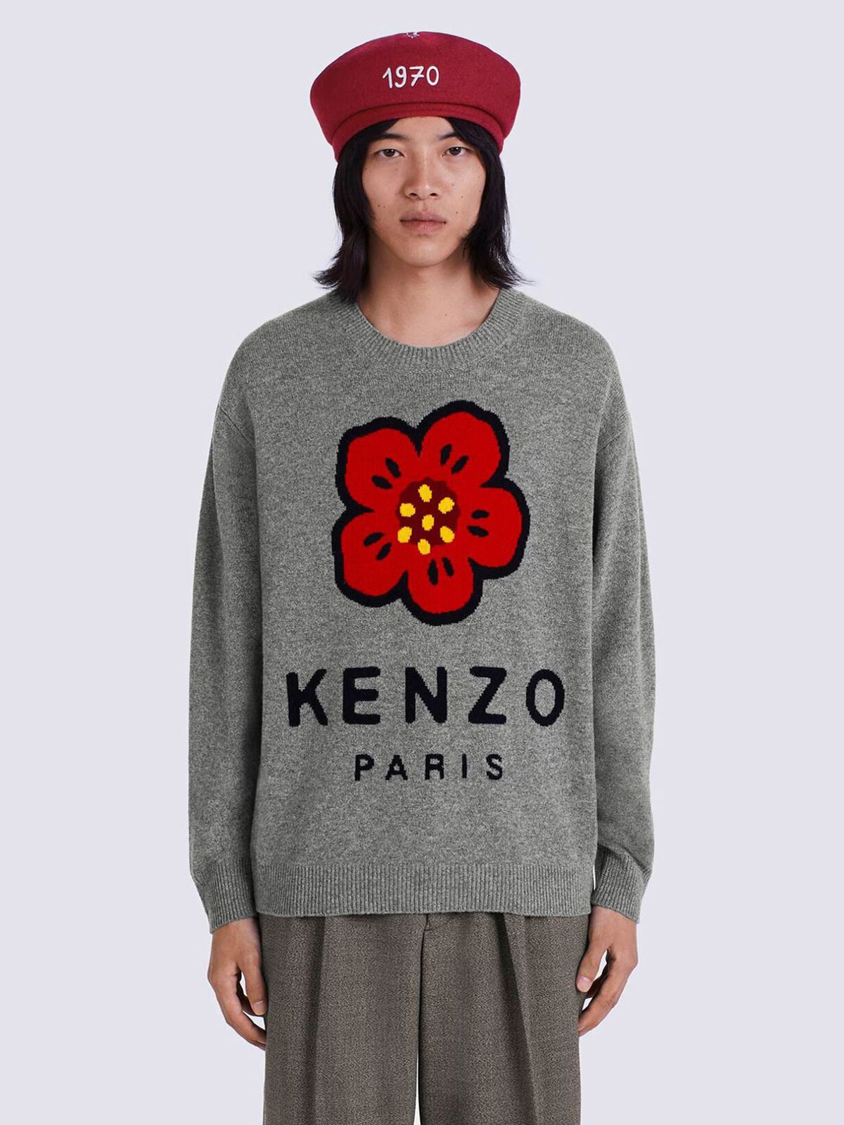 SALE／87%OFF】 KENZO Paris フラワーパッチ カーディガン