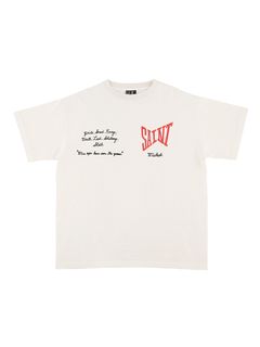 SM-S21-0000-007/SS TEE _logo emb / ロゴ Tシャツ  (ホワイト)