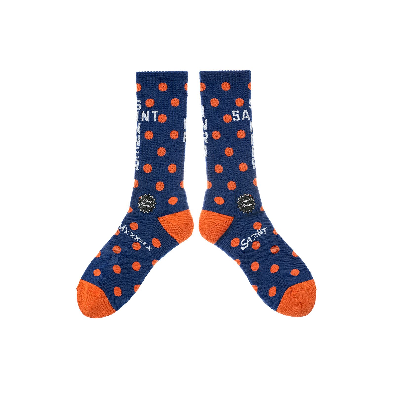 SM-MK8-0000-102 / SOCKS / DOT / NAVY / ソックス (ネイビー)