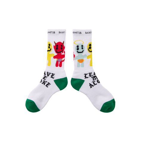 【残りわずか】【コラボ】SM-YS1-0000-C11 / CP_SOCKS / LMA / WHITE / ソックス  (ホワイト)