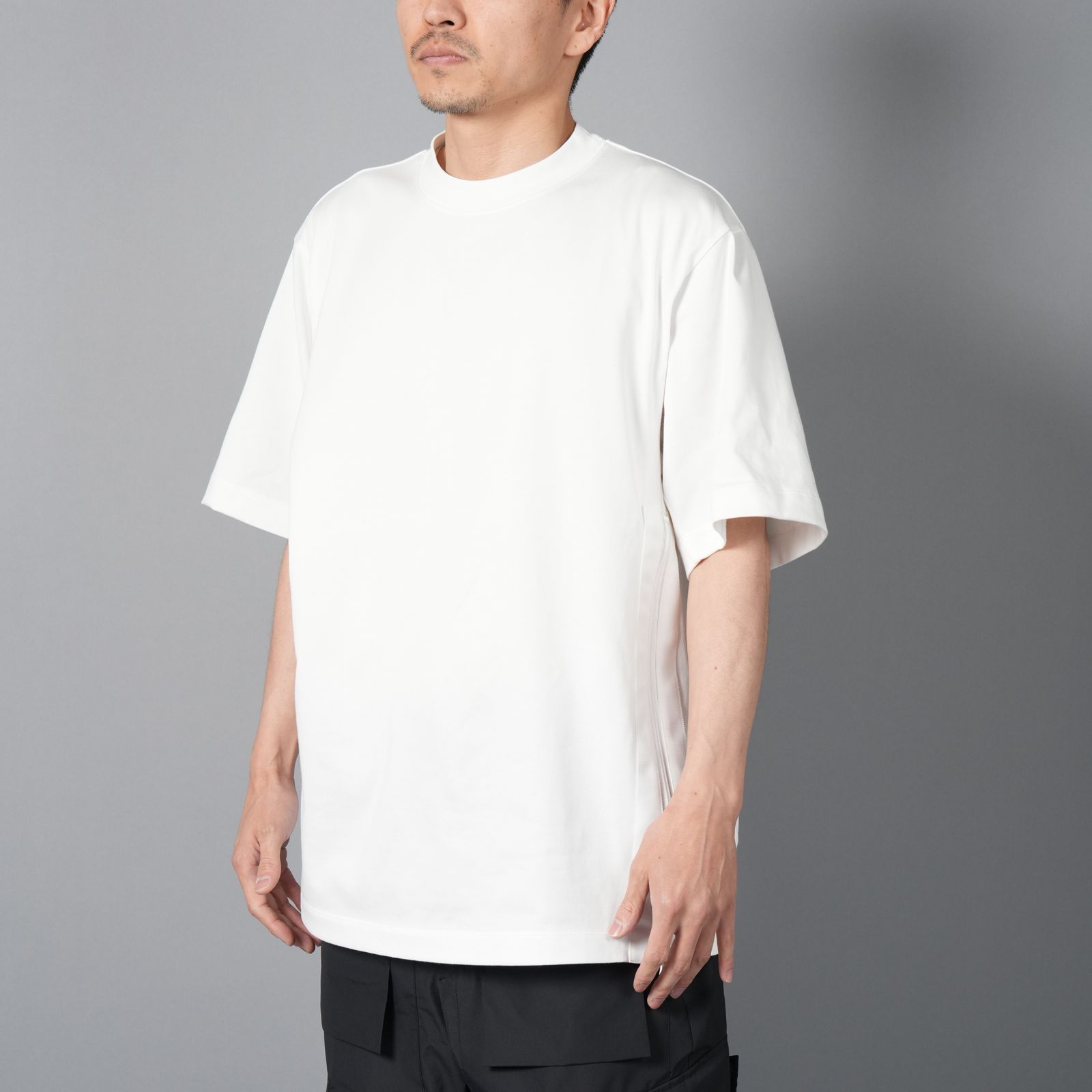 【コラボ】HYBRID PLATING COTTON POLYESTER SHORT T-SHIRT / Tシャツ (ホワイト)