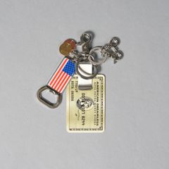 MONEY CLIP KEYRING (STELL) / マネークリップキーリング (シルバー/ゴールド)
