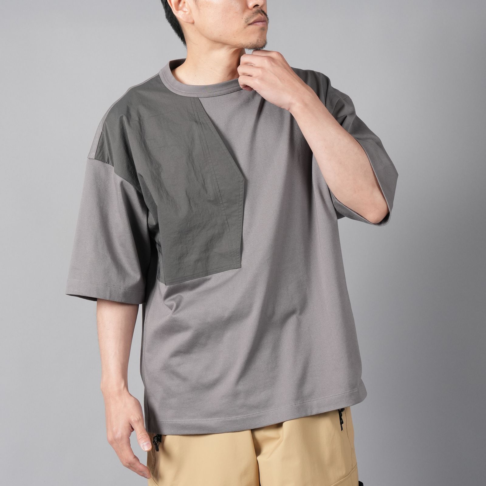 【ラスト1点】COOL MAX S/S TEE / クールマックス  / Tシャツ (グレー)