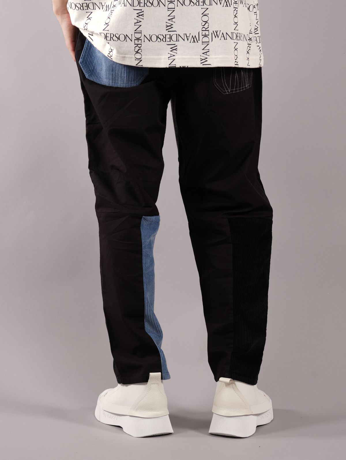 JW ANDERSON - CROPPED PATCHWORK FATIGUE TROUSERS / クロップド 