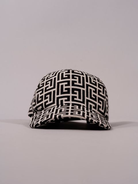 【ラスト1点】BH1 ACC CAP MONOGRAM / 1945 モノグラム パターン キャップ / ブラウン / コットン / 定番商品 / メンズ