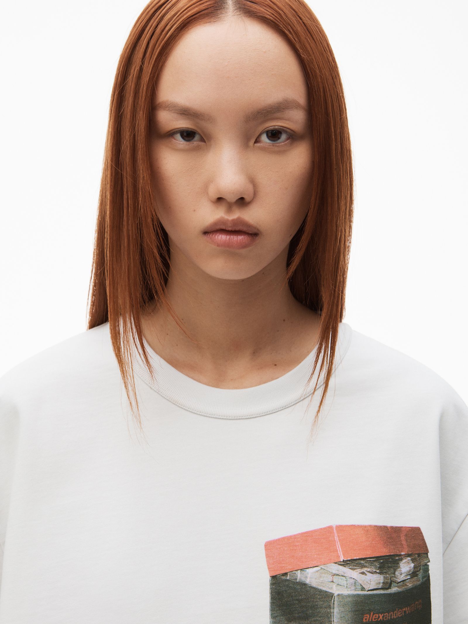 【ラスト1点】 SHORT SLEEVE TEE WITH SHOEBOX / Tシャツ 【ユニセックス】(ガンスモーク)
