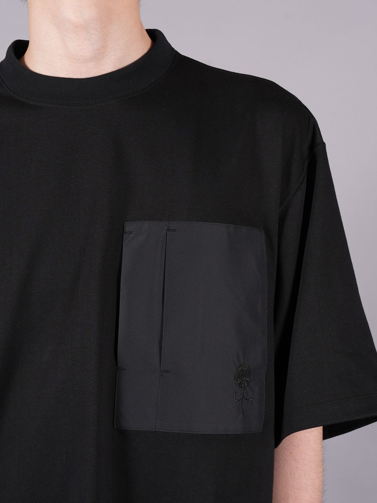 D-VEC - COTTON PLATING SHORT T SHIRTS / Tシャツ (ブラック