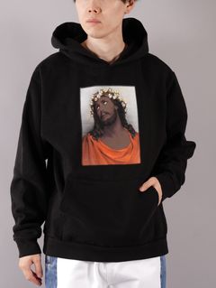 ラスト1点 / CROWN MADE OF COTTON HOODIE / クラウン メイド オブ コットン フーディー (ブラック)