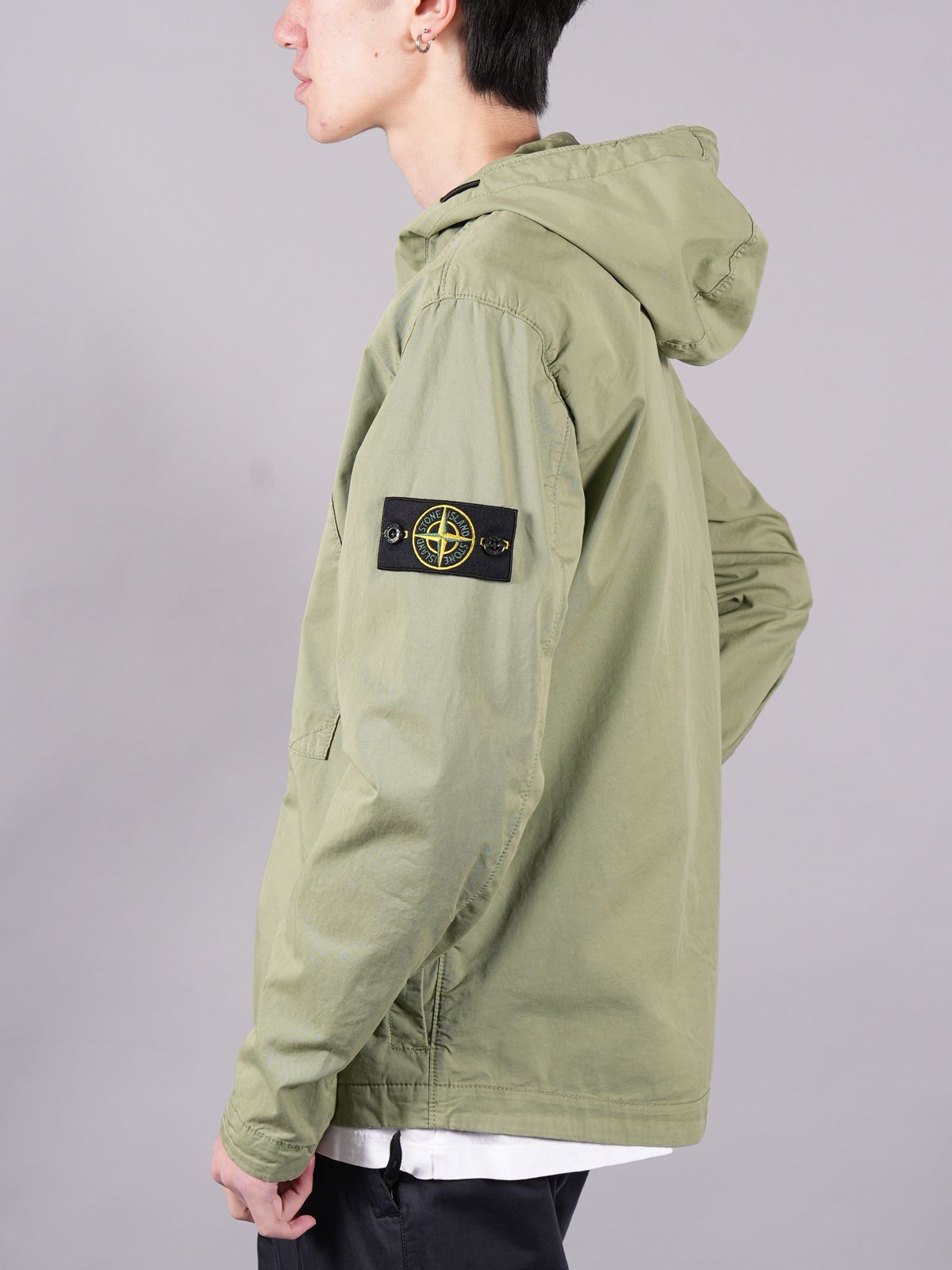 Stone Island SUPIMA ストレッチ オーバーシャツ M-