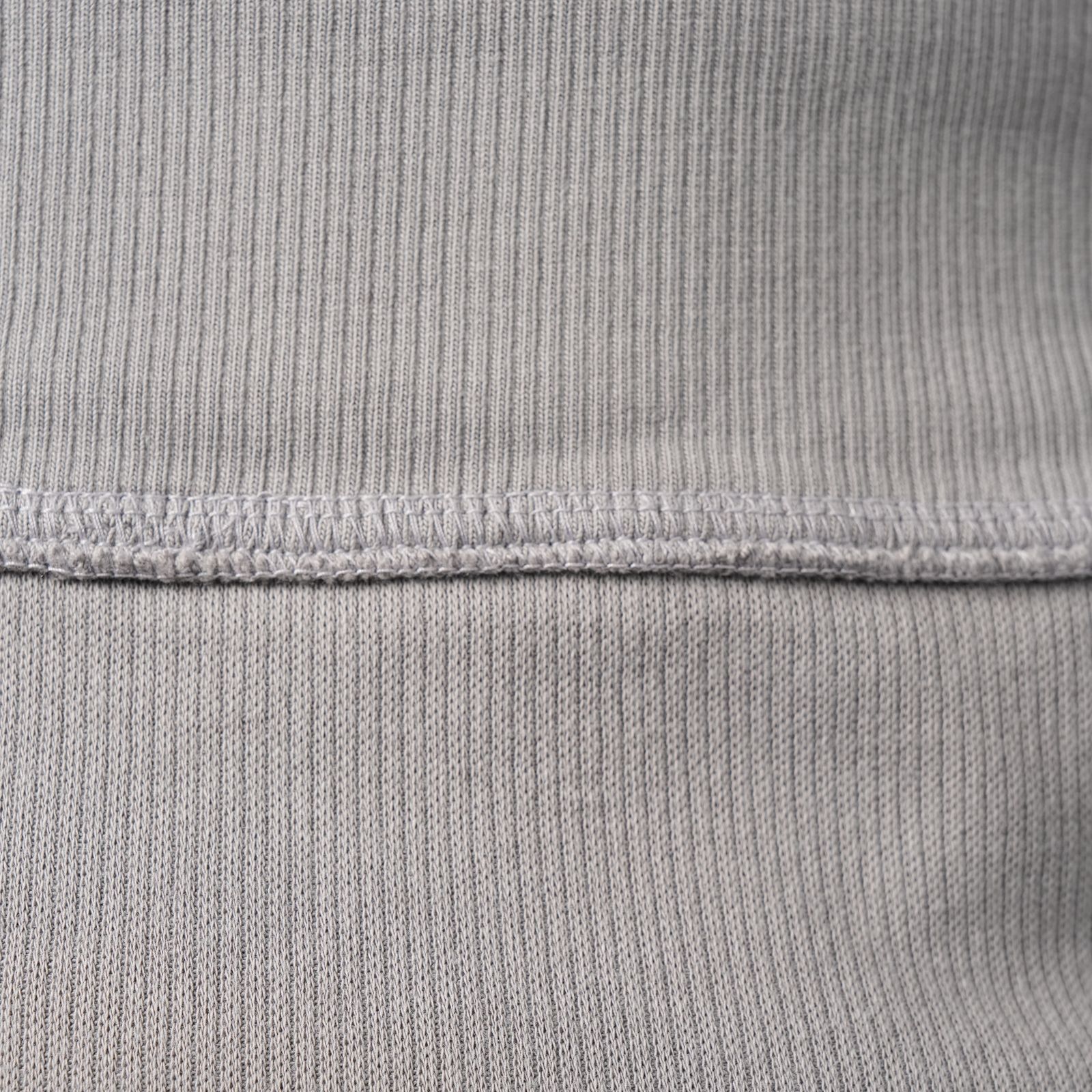 6100017 / ORGANIC COTTON INTERLOCK  / クルーネックスウェット (グレー)
