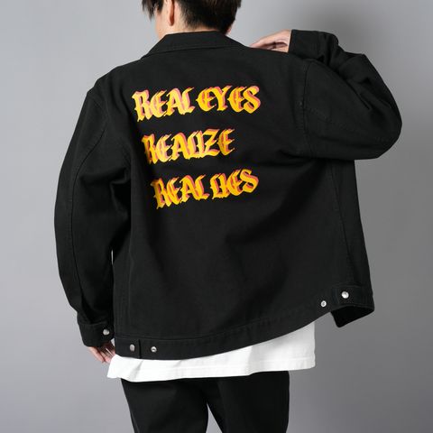 DUCK DRIZZLER JACKET W/ BACK PRINT / ドリズラージャケット (ブラック)