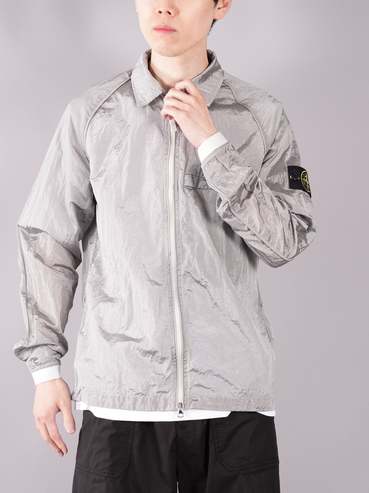 STONE ISLAND - NYLON METAL IN ECONYL® REGENERATED NYLON_ GARMENT