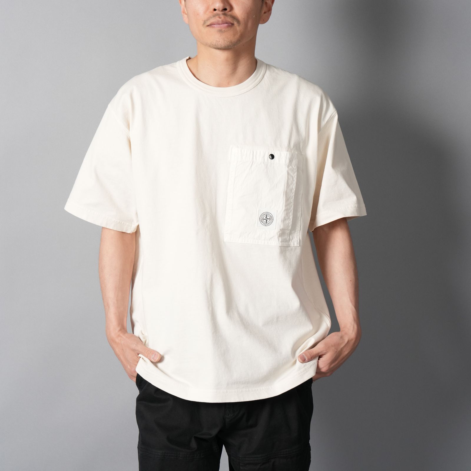 2100004 COMBED ORGANIC COTTON JERSEY / Tシャツ (アイボリー)