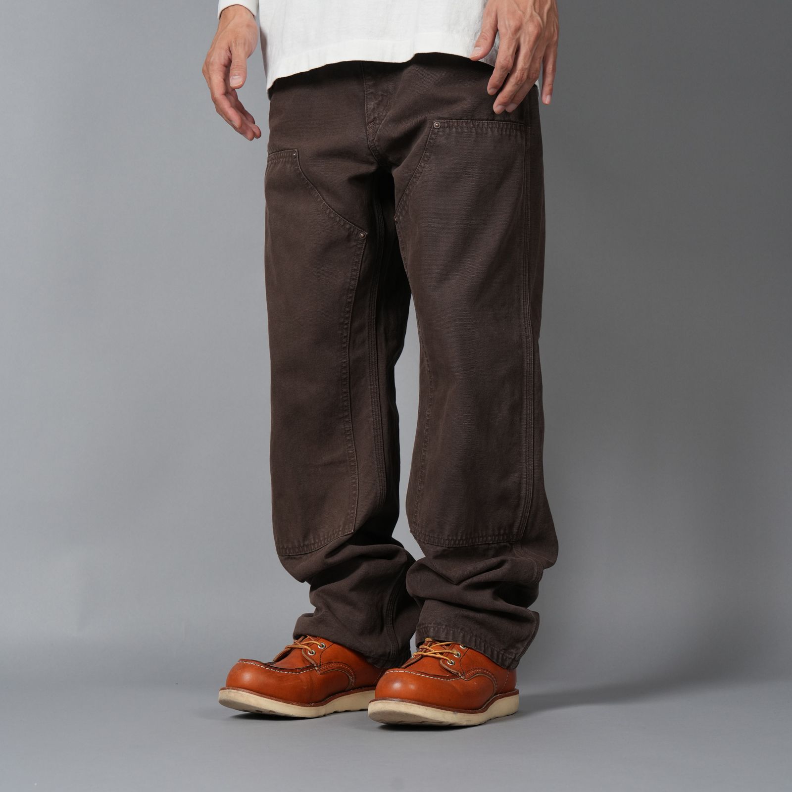 MIYAGIHIDETAKA ワークパンツ ダブルニーパンツ MIYAGIHIDETAKA - MH029 / WORK PANTS / ワークパンツ / BLACK
