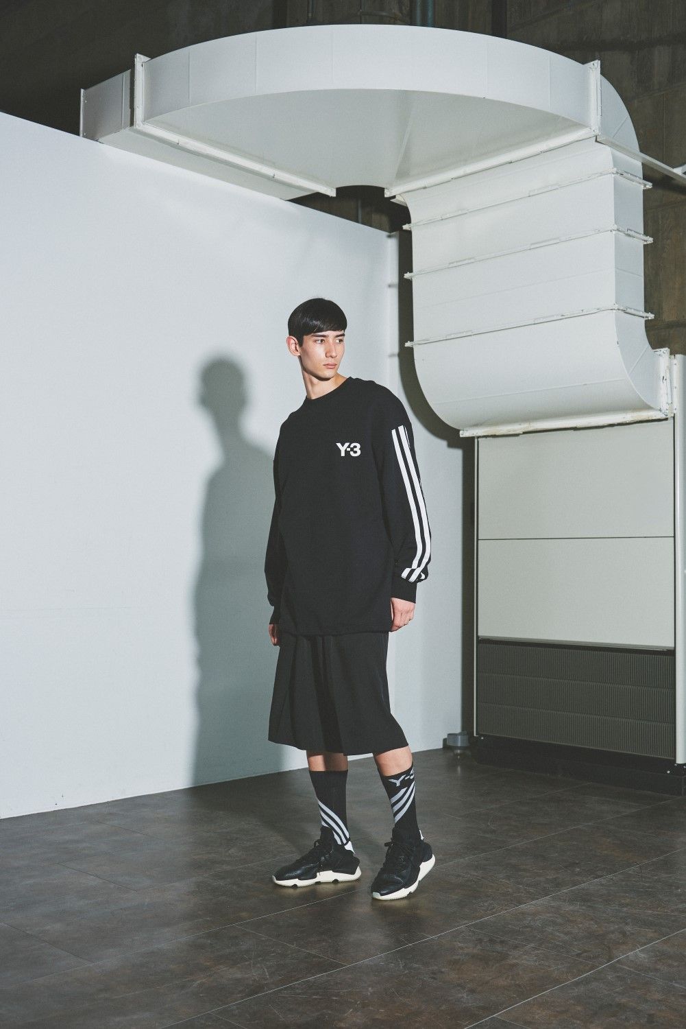 ラスト1点 / M CH1 CREW SWEAT SHIRTS / クルー スウェットシャツ  (ブラック)