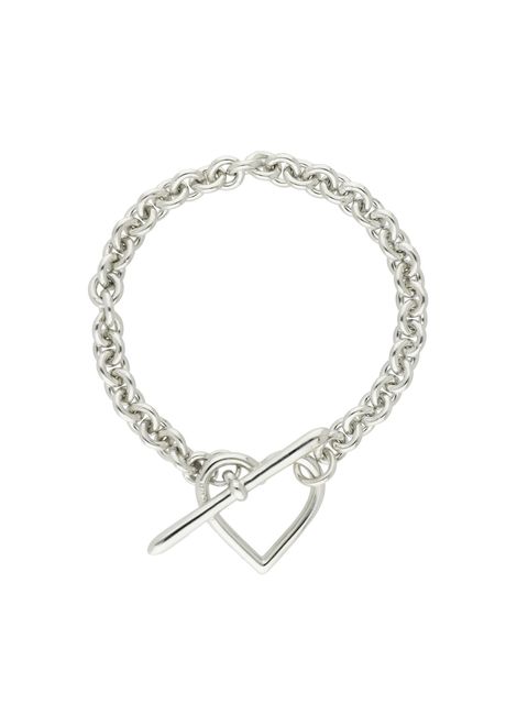 【ラスト1点】Heart Bracelet (Small Link) / ブレスレット (シルバー) S1.5-1103S BASICKS