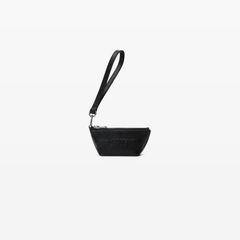 【ラスト1点】PUNCH COIN PURSE KEY CHAIN / クラックルパテントレザー コインパース  (ブラック)