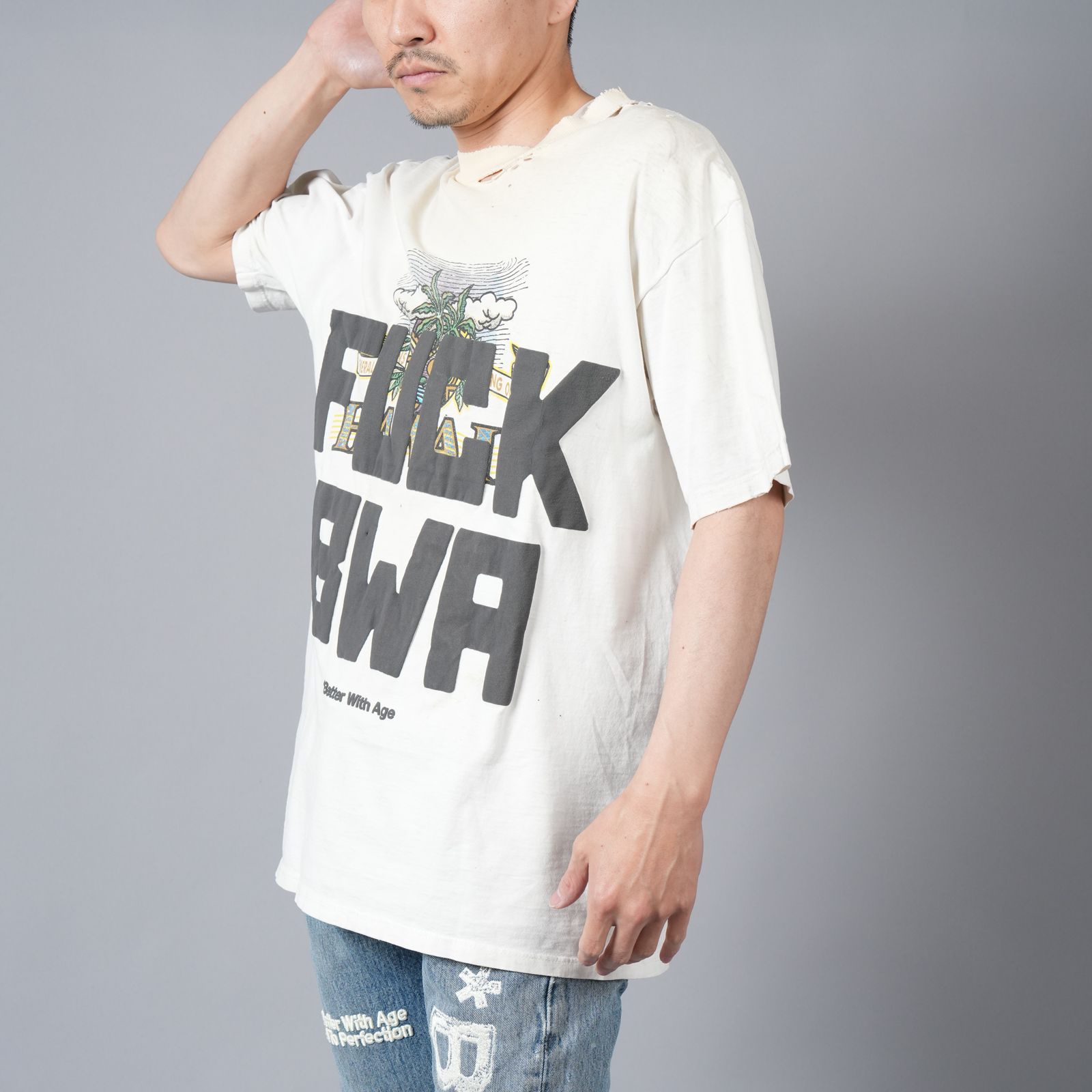 Better With Age - FUCK BWA Tee / ファック ベターウィズエイジ Tシャツ [Lサイズ] (クリーム) |  Confidence