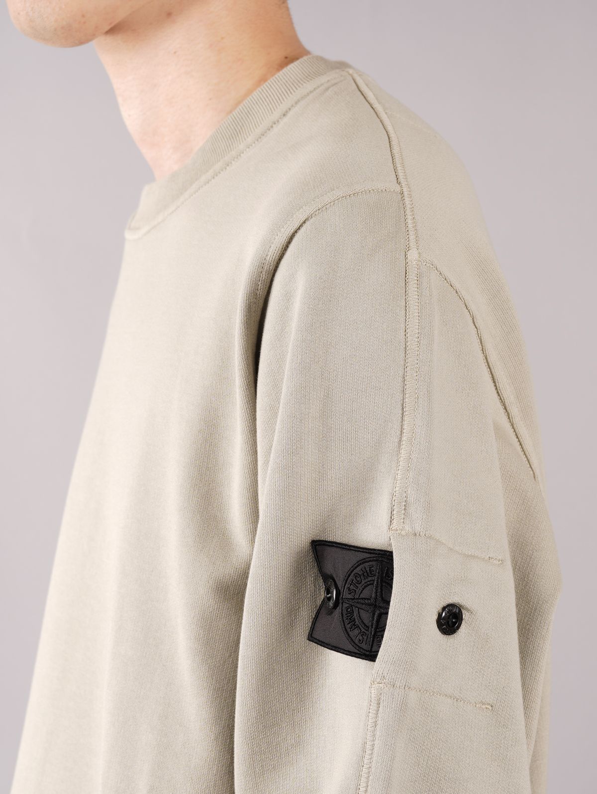ラスト1点 / CREWNECK FELPA_CHAPTER 1 COTTON LYOCELL FLEECE / クルーネック フェルパ  (ベージュ)