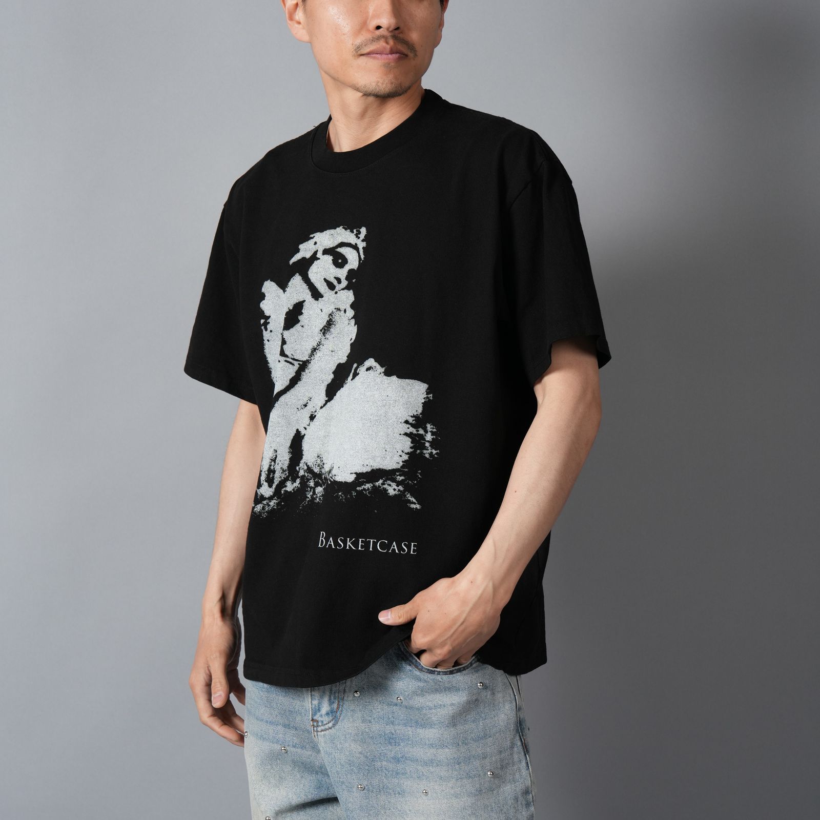 GIMMICK, t-shirt / Tシャツ (ブラック)