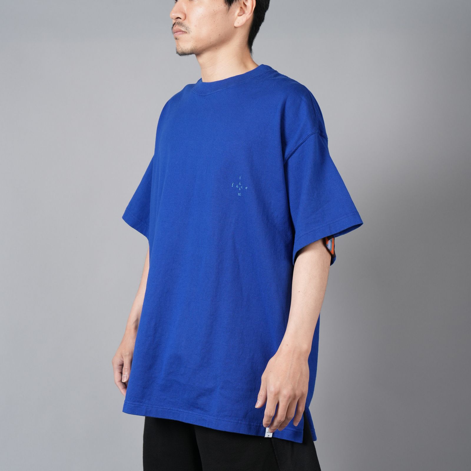 FACETASM - RIB BIG TEE / リブ ビッグ Tシャツ (ブラック