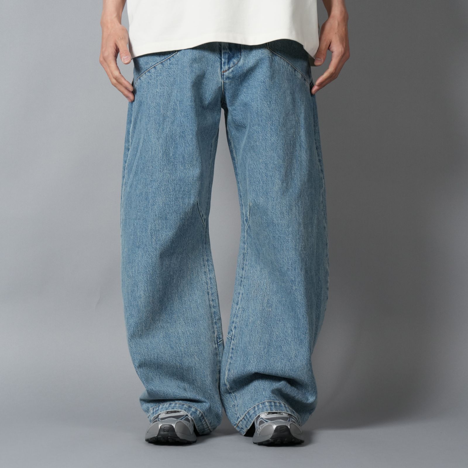 DENIM 410 WORKWEAR JEANS / デニムパンツ (ヴィンテージタイブルーウォッシュ)