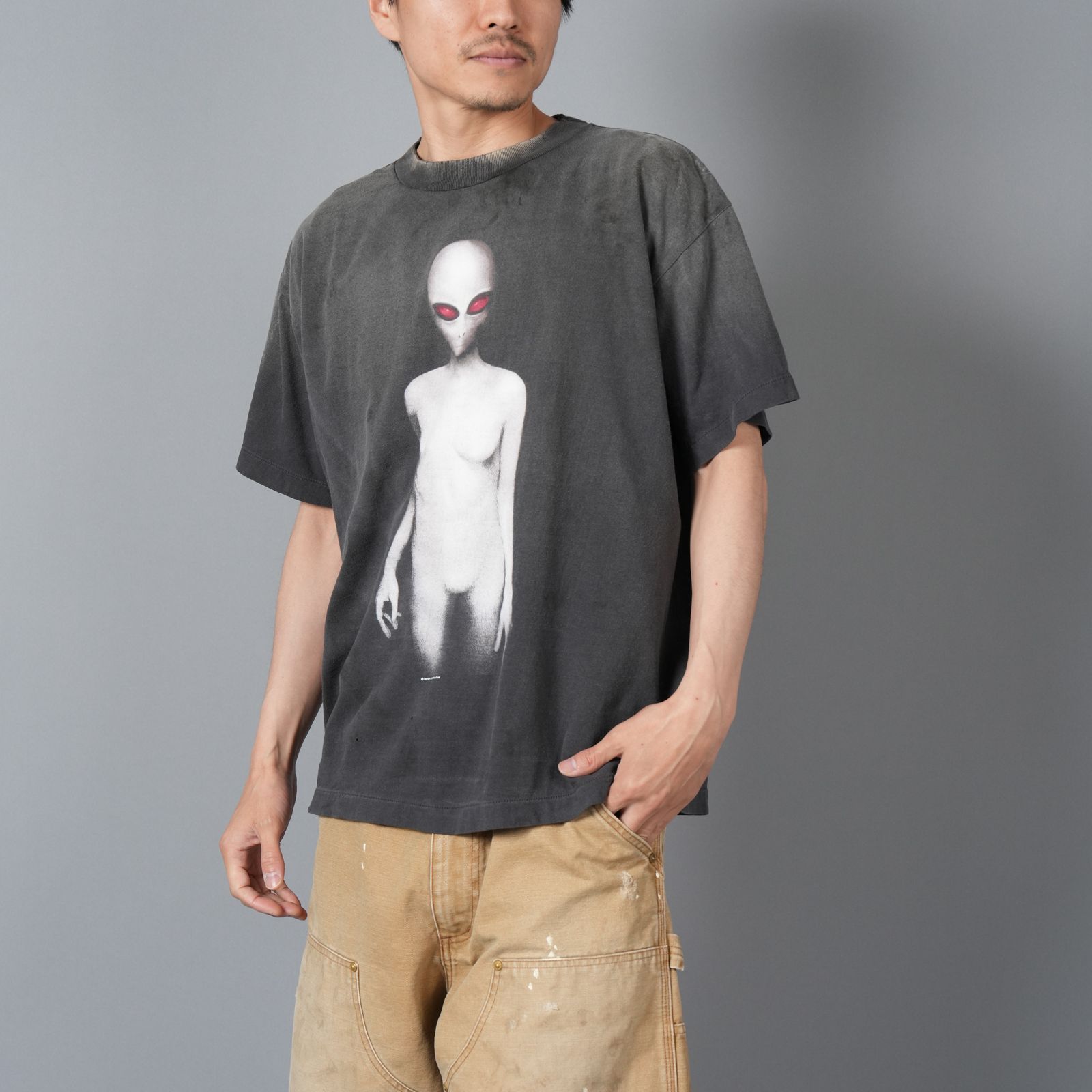 SAINT M×××××× - SM-HR8-0000-005 / SS TEE / ALIEN / BLACK / T