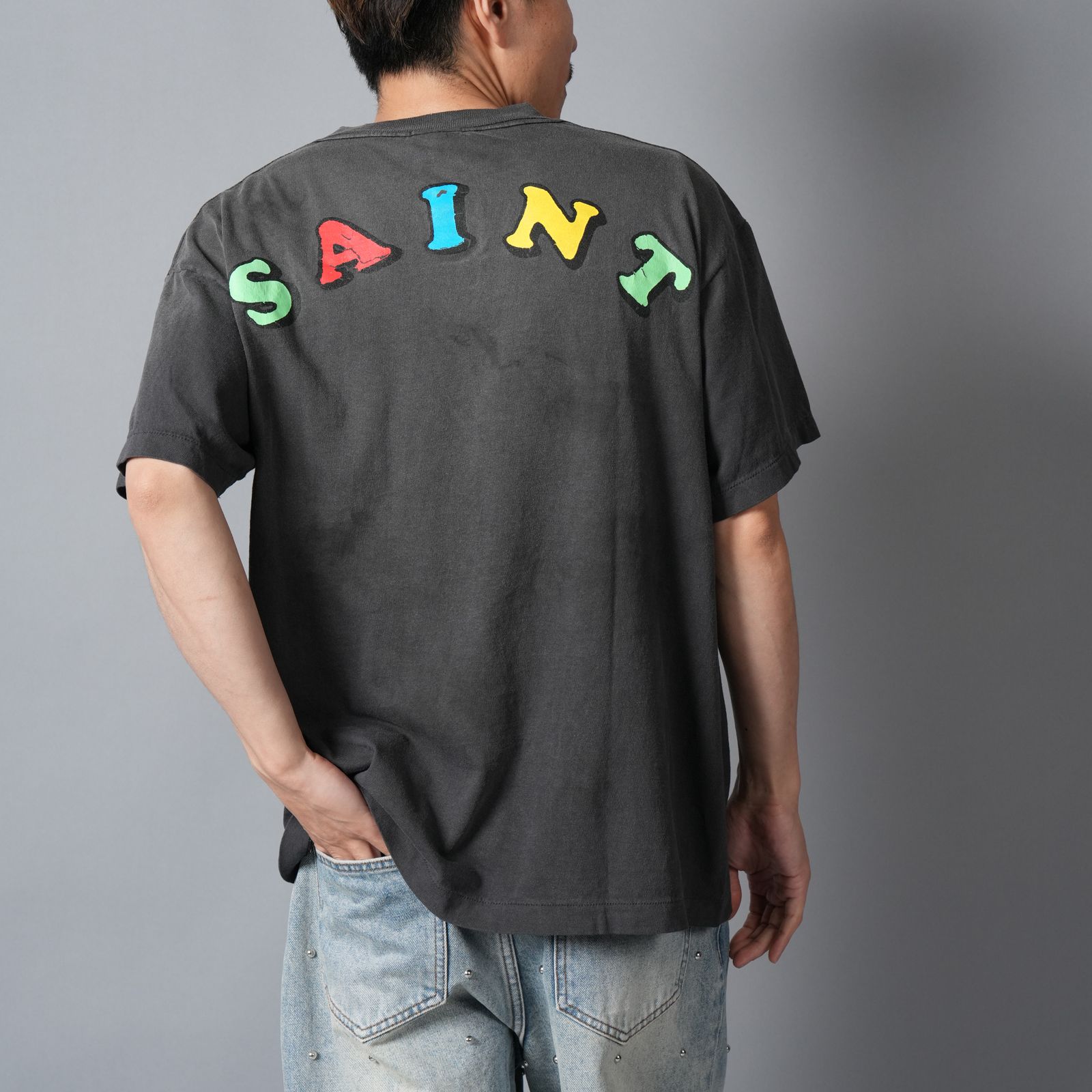 【コラボ】SM-MK8-0000-C01 / JR_SS T-SHIRT / VOTE F LIGHT / BLK / Tシャツ (ブラック)