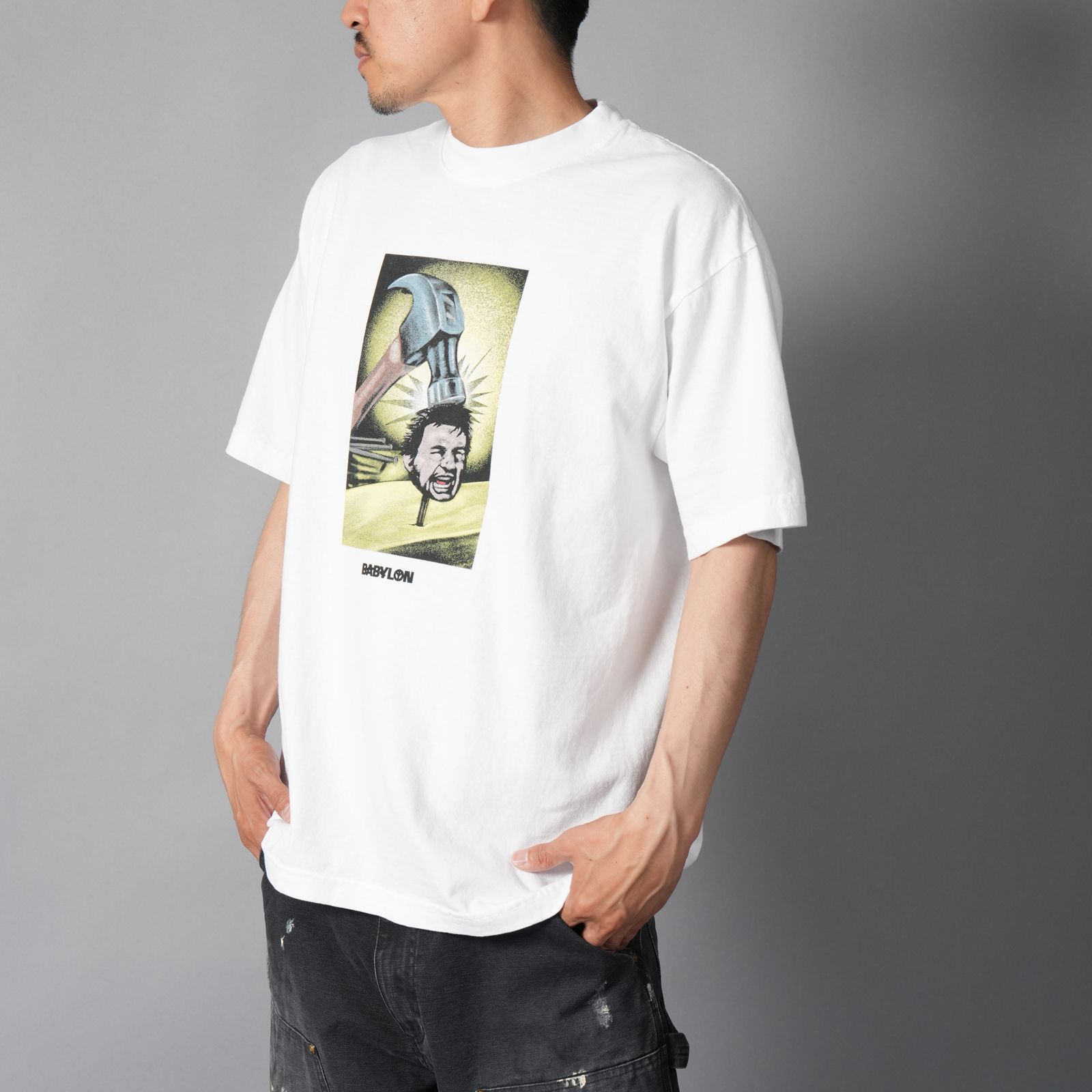 BB HAMMERHEAR TEE / Tシャツ  (ピュアホワイト)