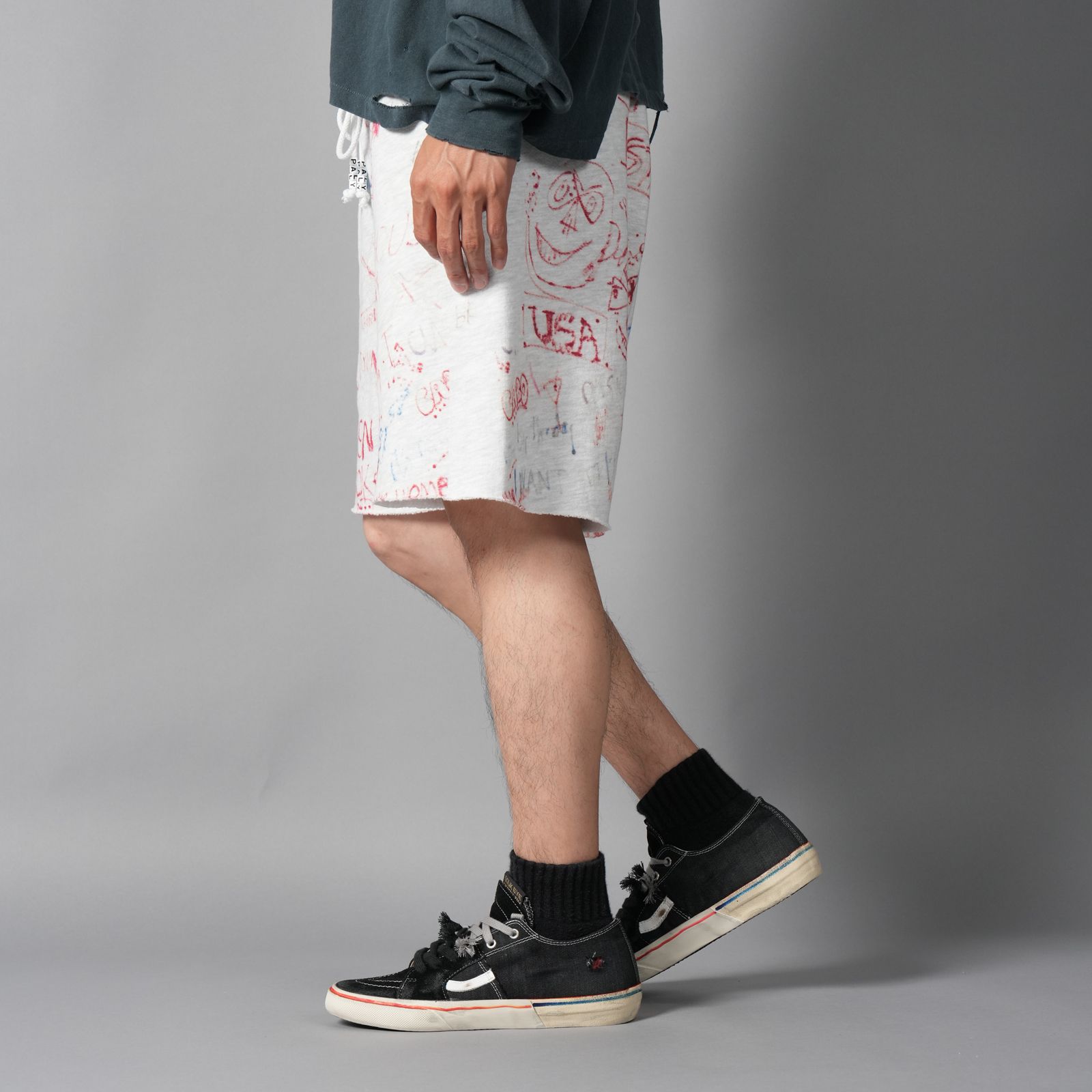 JOSHUA TREE SWEATSHORT / スウェットショーツ (グレー)