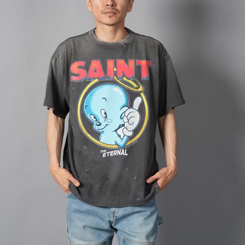 【ラスト1点】SM-HR1-0000-003 / SS TEE / BABY MICHAEL / BLACK / Tシャツ (ブラック)