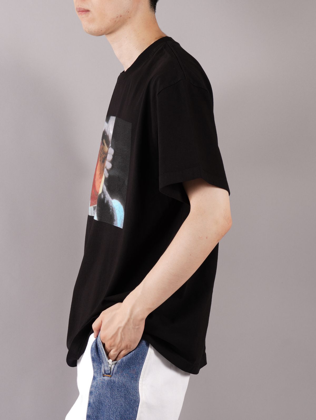 DENIM TEARS - SNT TEE / セイント Tシャツ (ブラック) | Confidence