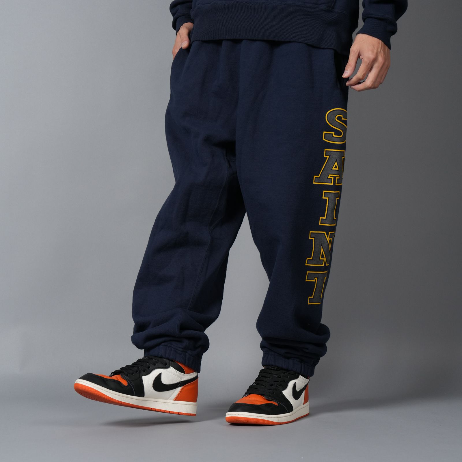 SM-HR1-0000-062 / SWEAT PANTS / SAINT / NAVY / スウェットパンツ (ネイビー)