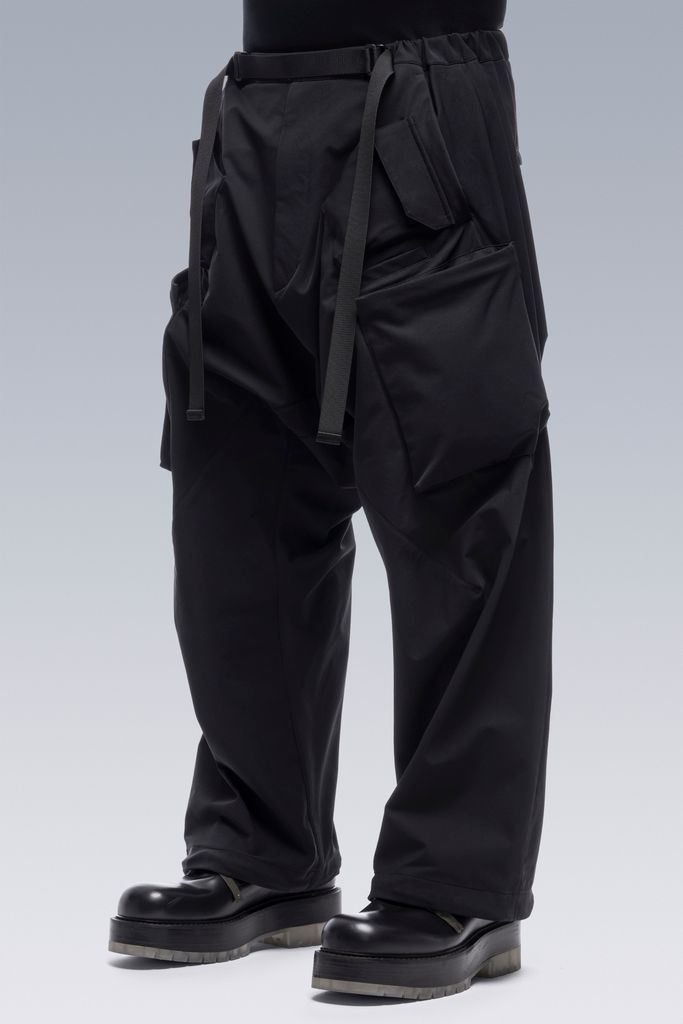 【ラスト1点】 P30-AL-DS / schoeller Dryskin Articulated Pants / ultrawide cargo trousers / ウルトラワイド カーゴ トラウザー / パンツ [ウルトラワイドフィット] (ブラック)