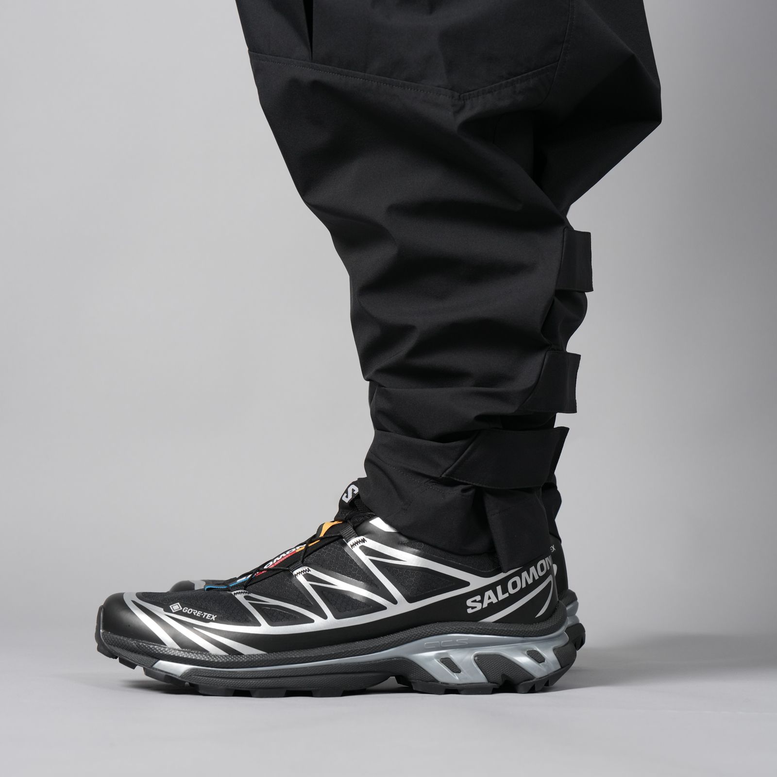 【ラスト1点】【限定】WINDSTOPPER BY GORE-TEX LABS 3L COAST GUARD TROUSERS / ゴアテックス ラボ スリーレイヤー / ナイロンパンツ [防水・防風] (ブラック)