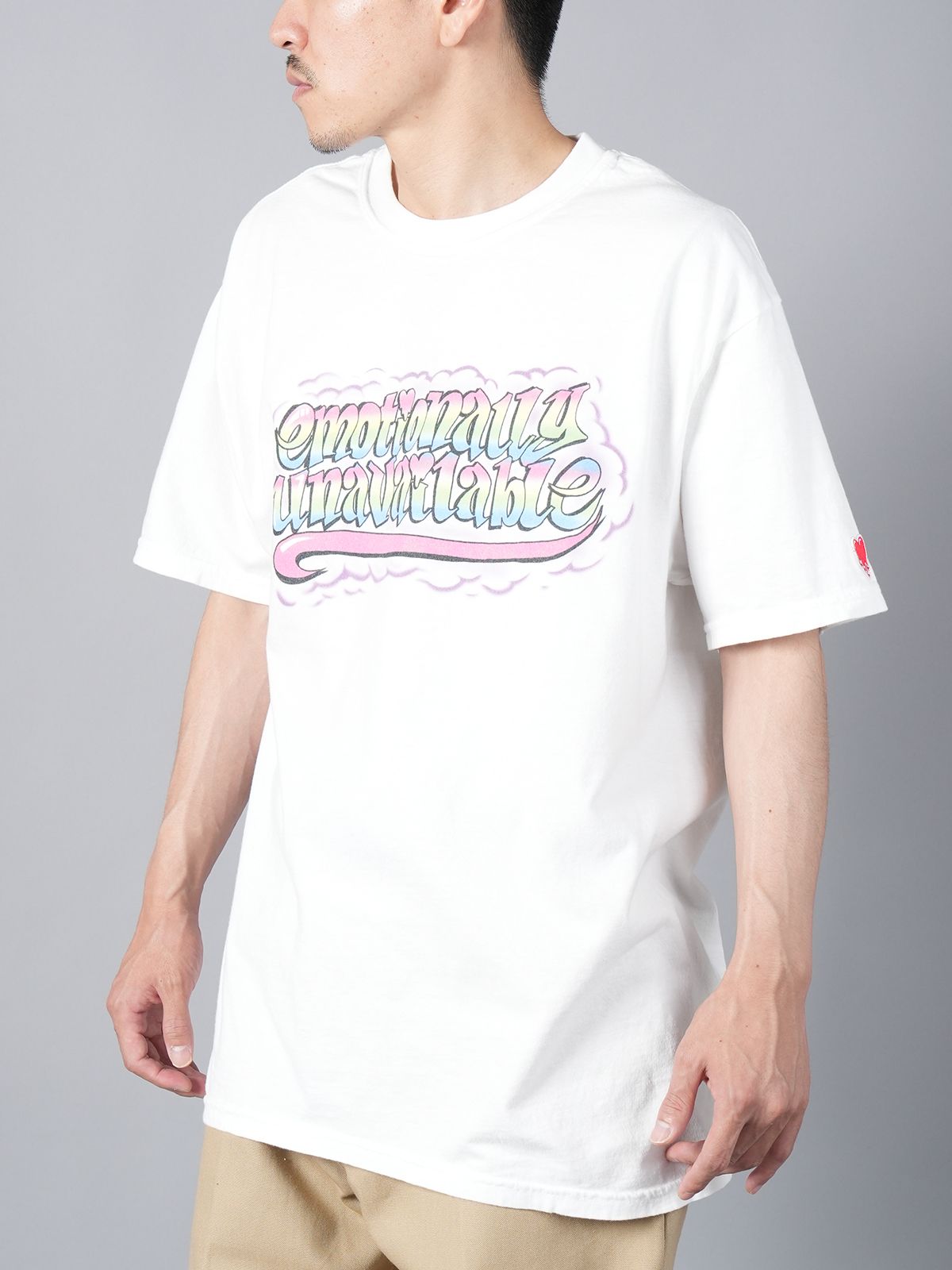 【Emotionally Unavailable】コットン◇Tシャツ Emotionally Unavailable - COTTON CANDY TEE / コットン