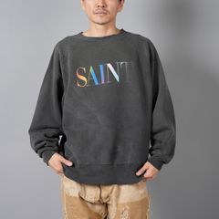 【ラスト1点】SM-YS1-0000-030 / CREW SWT / RAINBOW / SNT/BLK / スウェット・トレーナー (ブラック)