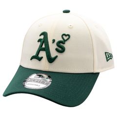 【おひとり様1点まで】【限定】BASICKS x Newera Athletics Cap / ベイシックス x ニューエラ アスレチックス キャップ (ホワイトxグリーン)