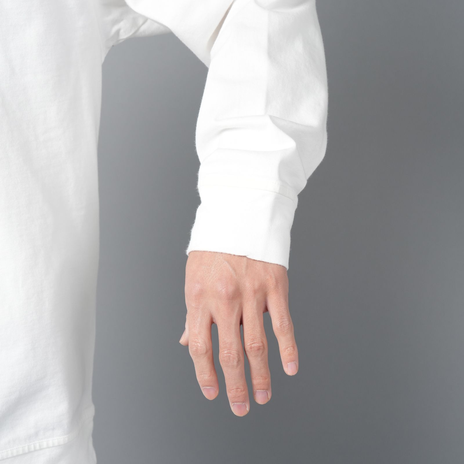【再入荷】【定番アイテム】 6100075 / 6100043 / 63750 HEAVY COTTON JERSEY GARMENT DYED / ヘヴィー コットン ジャージー / ガーメントダイ / クルーネックスウェット  (ホワイト)