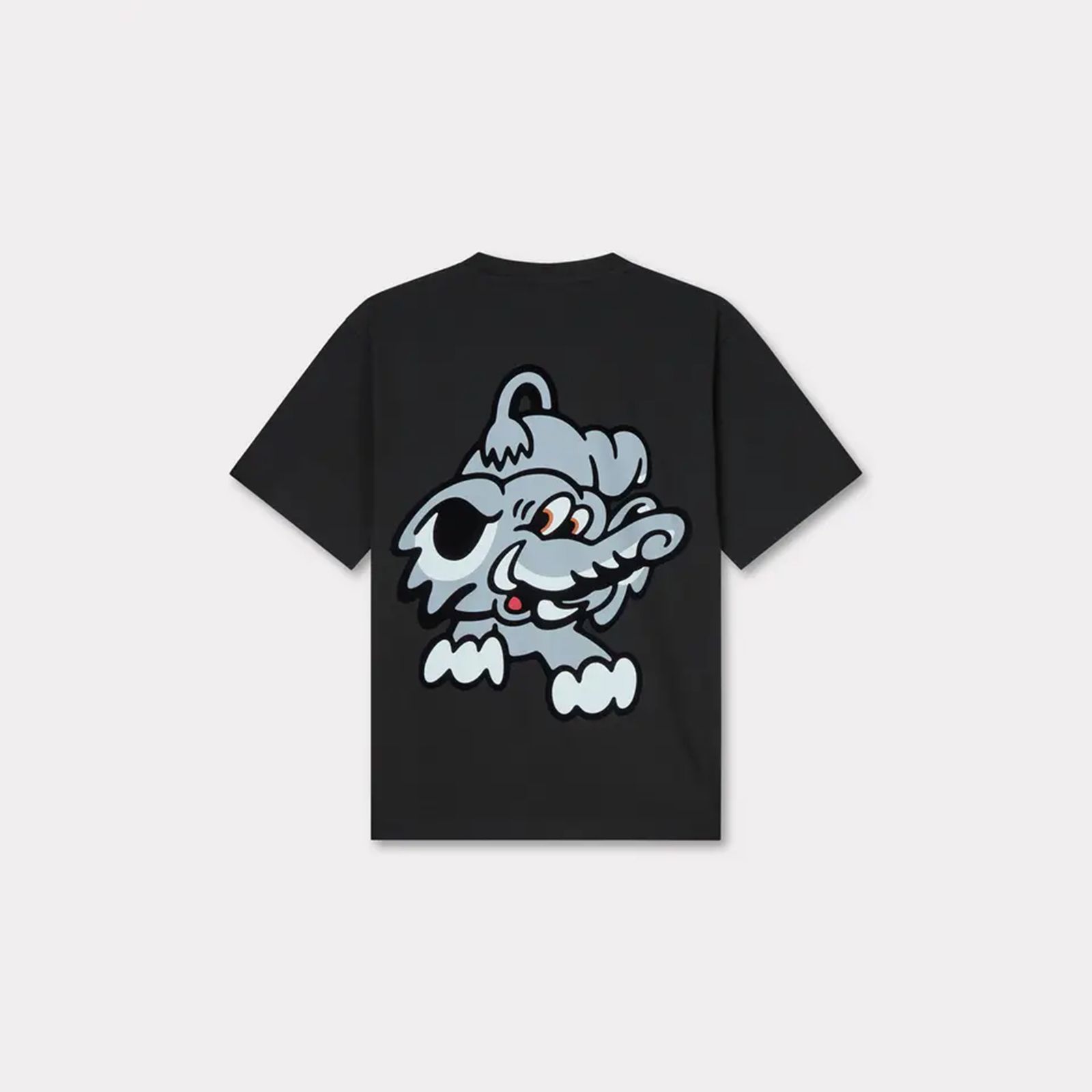 【ラスト1点】【限定】VERDY COLLECTION OVERSIZE TSHIRT / 'KENZO by Verdy' エンブロイド オーバーサイズ Tシャツ (ブラック)