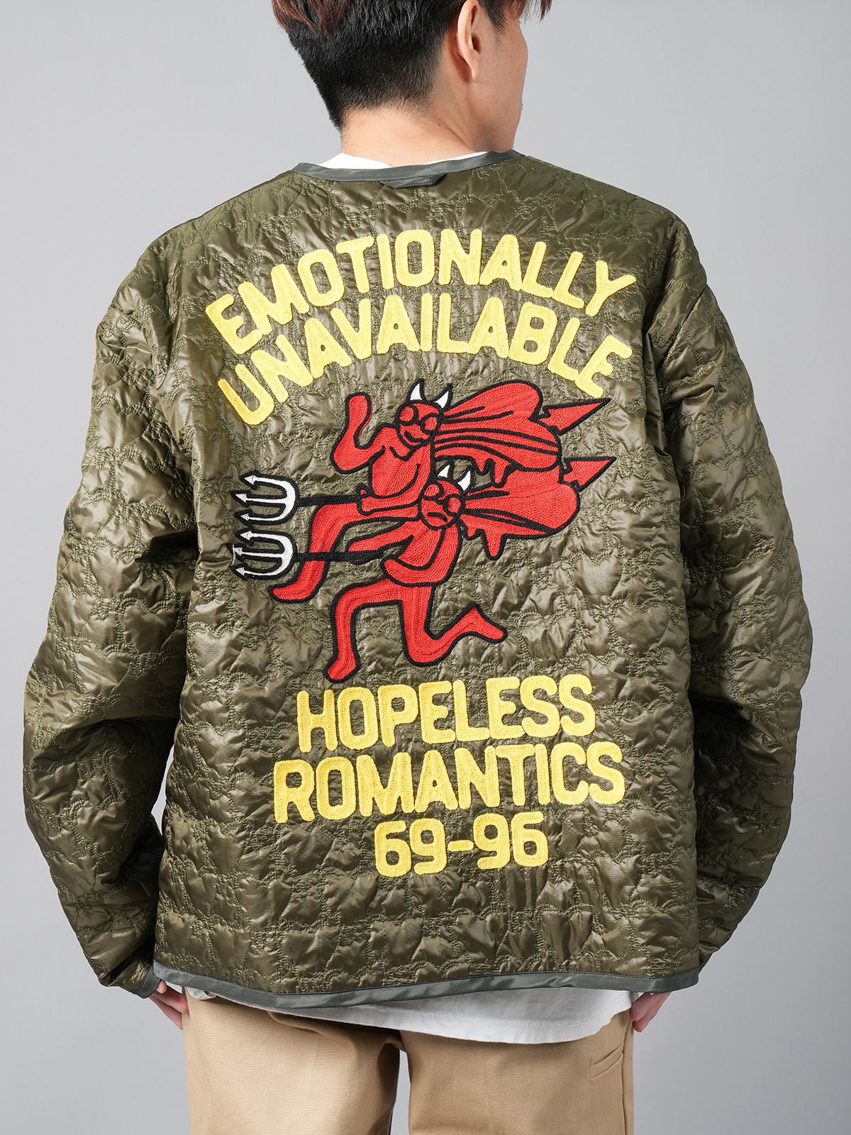 【ラスト1点】 REVRSBL QUILT LINER JKT /  リヴァーシブル キルト ライナージャケット (カモフラージュ)