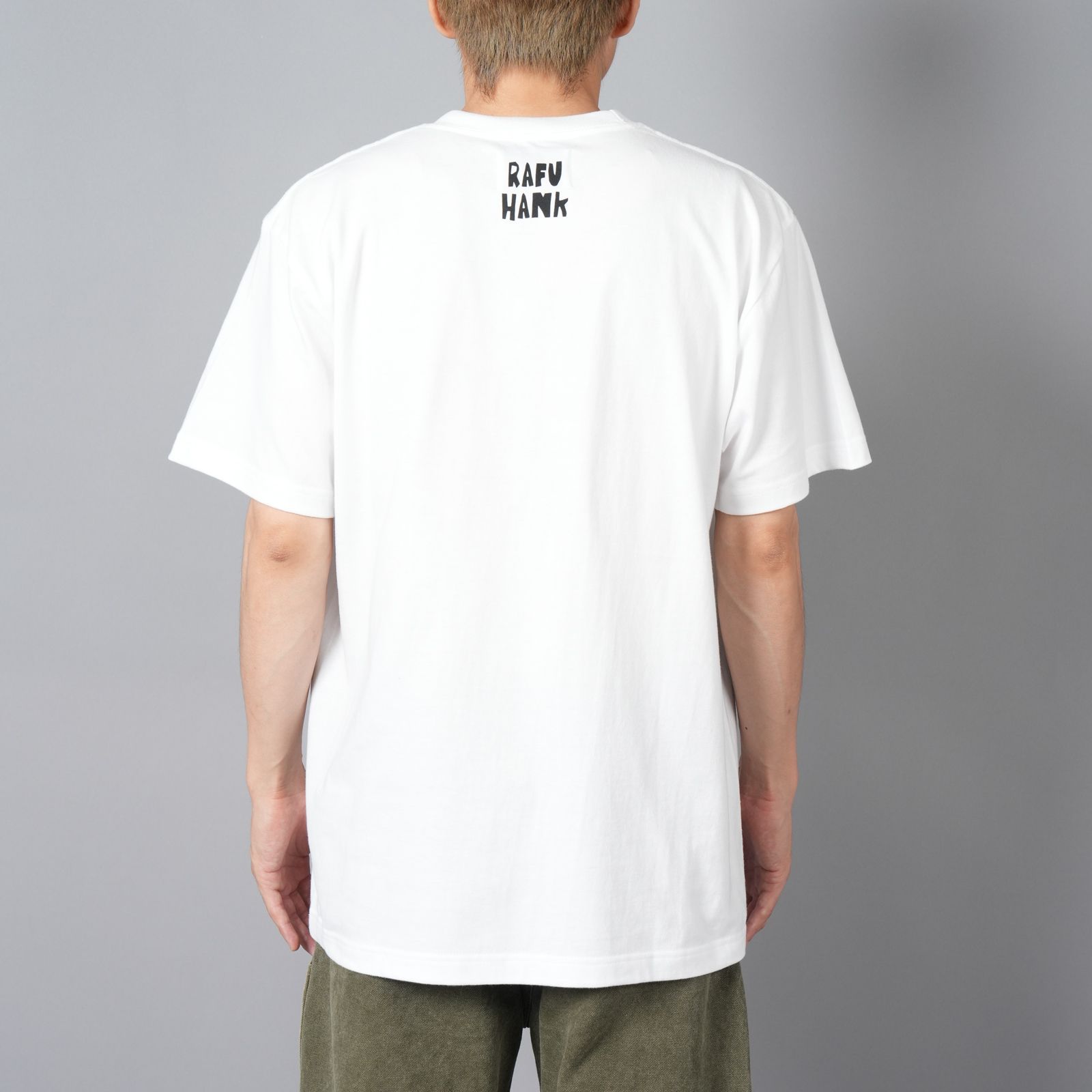 【残りわずか】【限定】Hank × Rafu T-shirt / Tシャツ (ホワイト)