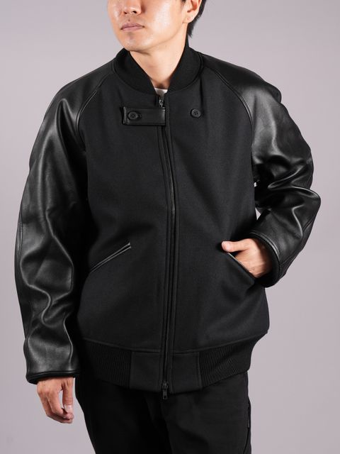 ラスト1点 / M CLASSIC VARSITY JACKET  / メンズ クラシック ヴァーシティージャケット   (ブラック)