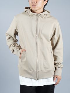 【ラスト1点】 M CLASSIC BACK LOGO FULL-ZIP HOODIE  / メンズ クラシック バックロゴ フルジップ フーディー   (トレースカーキ)
