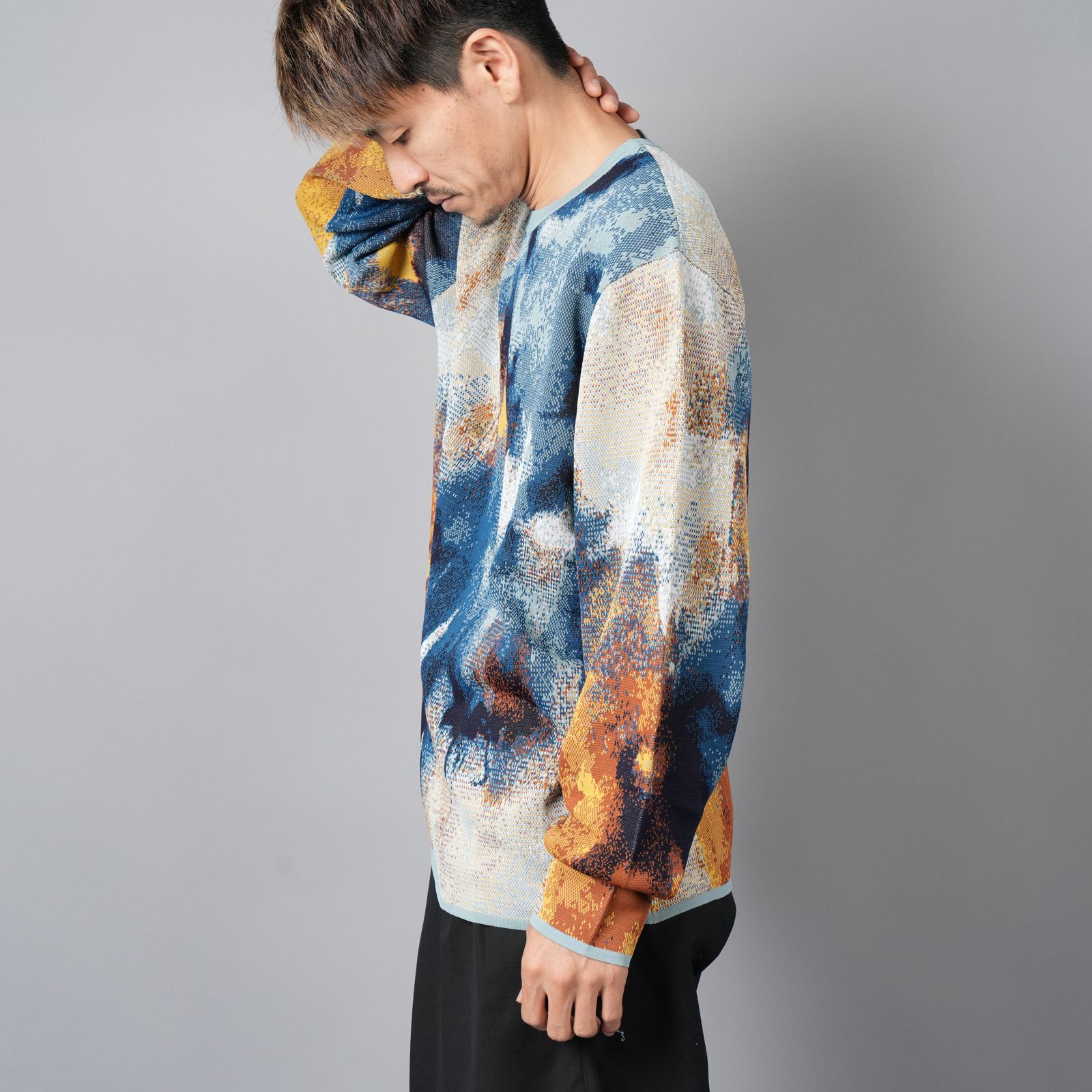 【ラスト1点】JACQUARD KNIT / ジャガードニット (マルチカラー)